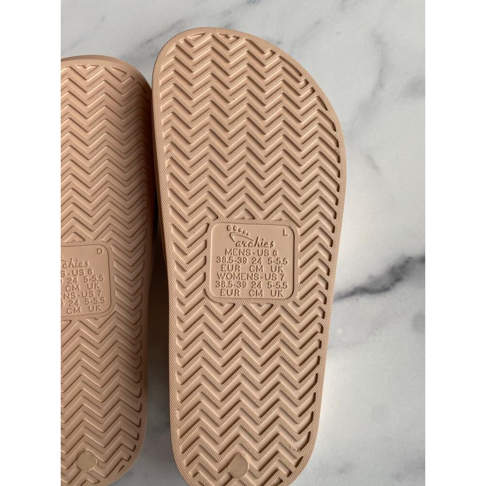 Archies Support Slides Tan Women's Size 7 - Picture 5 of 7